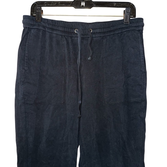 Barefoot Dreams Brushed Jersey Jogger Sweatpants True Black BDWES20846 Large - Picture 2 of 8